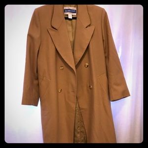 Women’s virgin wool trench coat